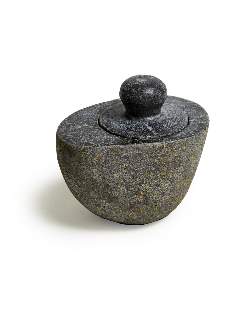  Natural Riverstone Grounding Pot, Small by Earl of East 