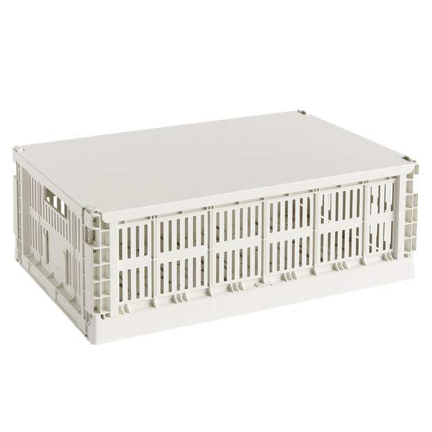 Colour Crate Lid, Large, Off White by HAY