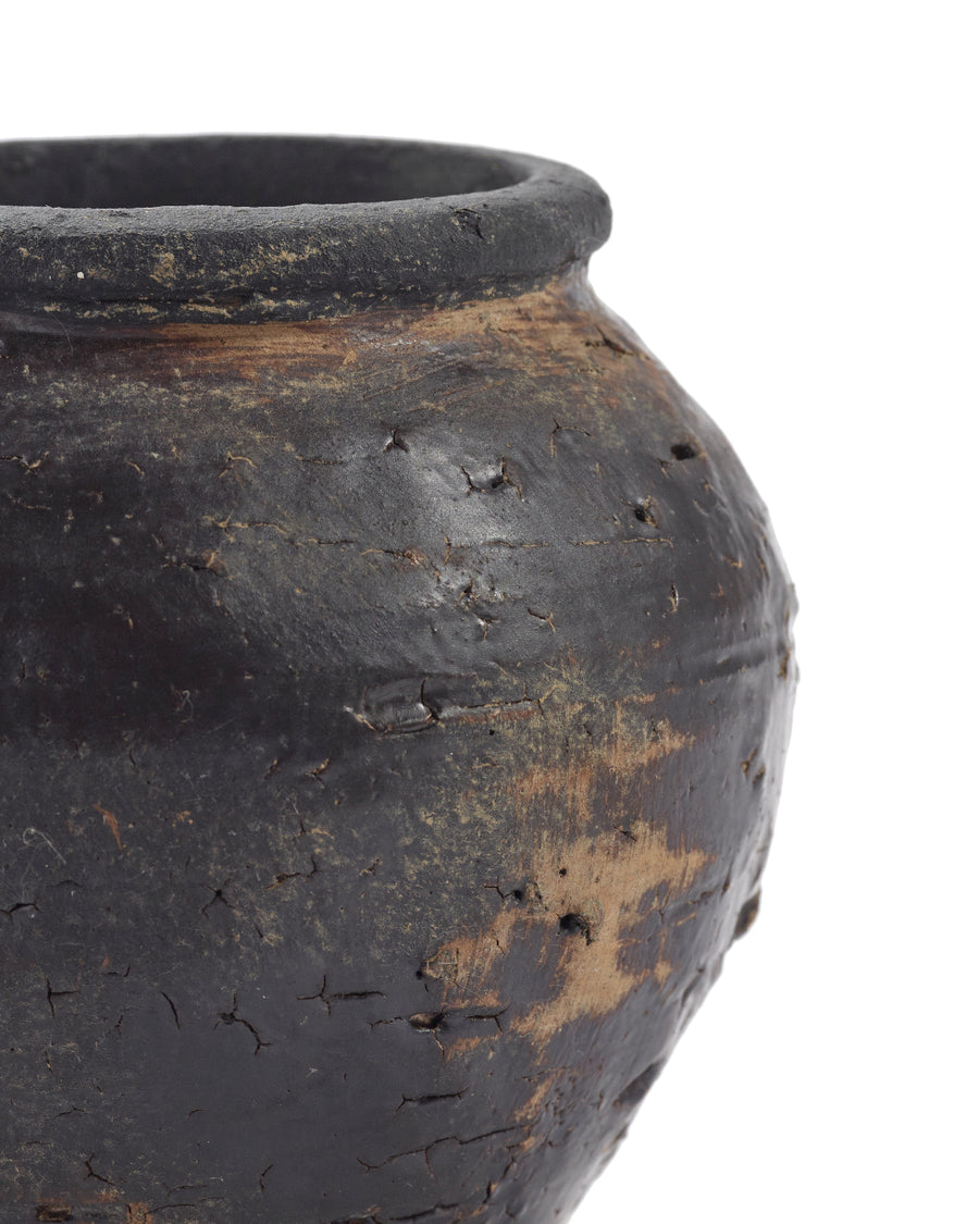 Indoor Flower Pot 01 - Terracotta Black