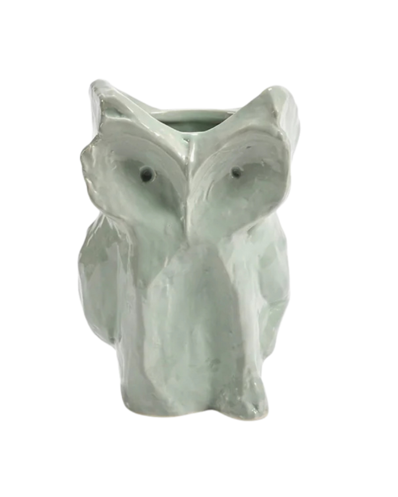  Marni Owl Vase - Small - Light Blue 