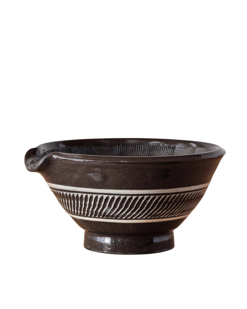  Small Chisel Patterned Mortar by Yukhitio Nakata 