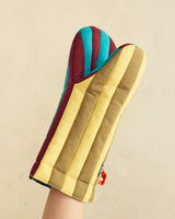 Stripe Oven Mitt  - Dragonfly