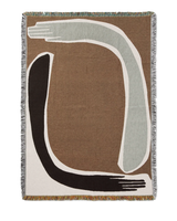 ferm LIVING | Pose Tapestry Blanket - Coffee