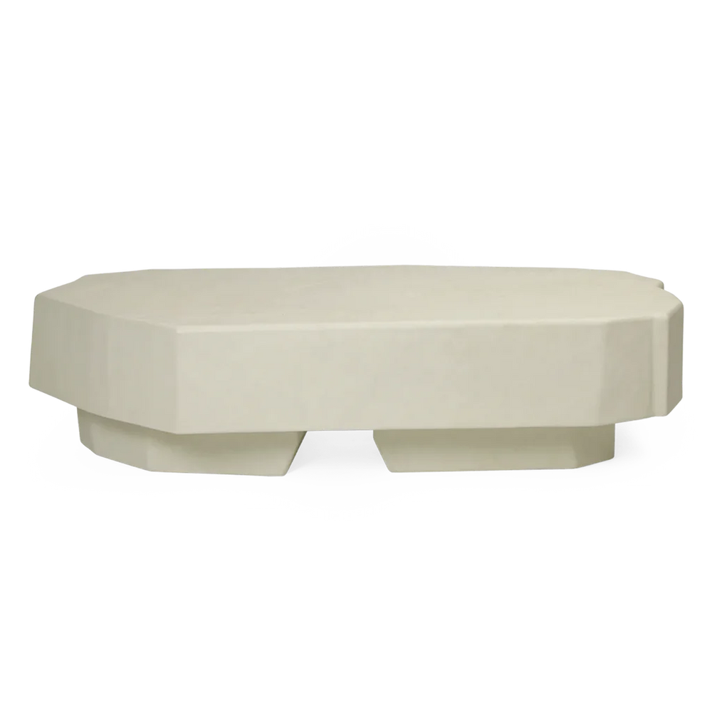 Staffa Coffee Table, Large, Ivory by ferm LIVING