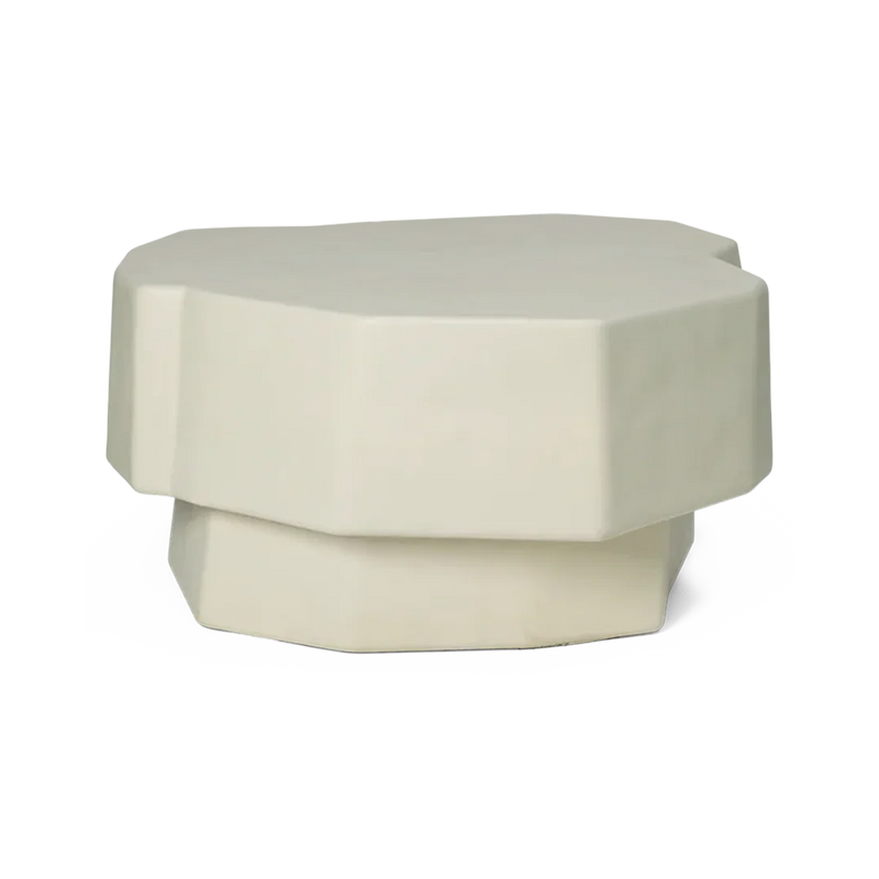  Staffa Coffee Table, Small, Ivory by ferm LIVING 