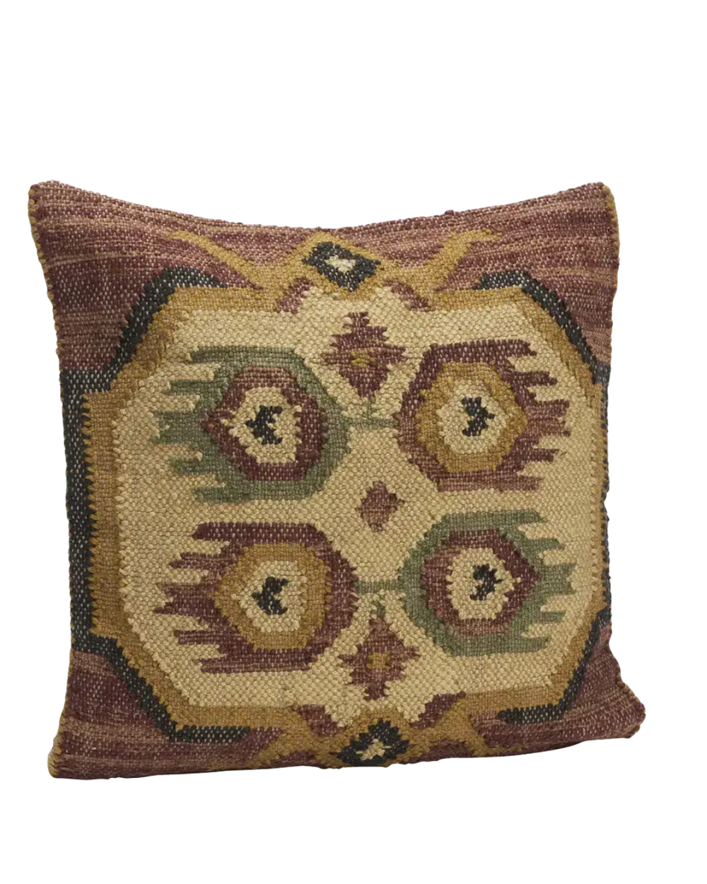 Handwoven Jute Cushion by Madam Stoltz