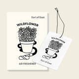 Wildflower Air Freshener by Earl of East in recyclable card packaging