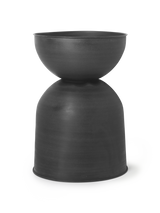 ferm LIVING | Hourglass Pots - Various Sizes - Black / Dark Grey