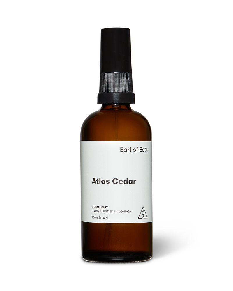  Atlas Cedar Home Mist 100ml by Earl of East in amber glass spray bottle 