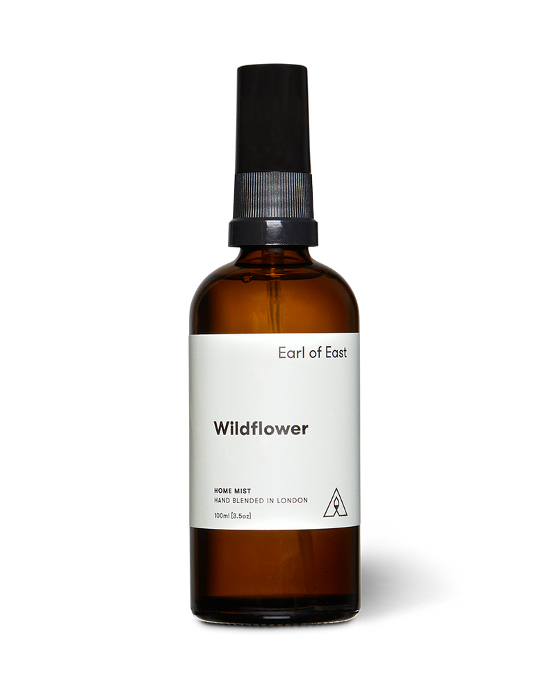  Wildflower Home Mist 100ml by Earl of East in amber glass spray bottle 