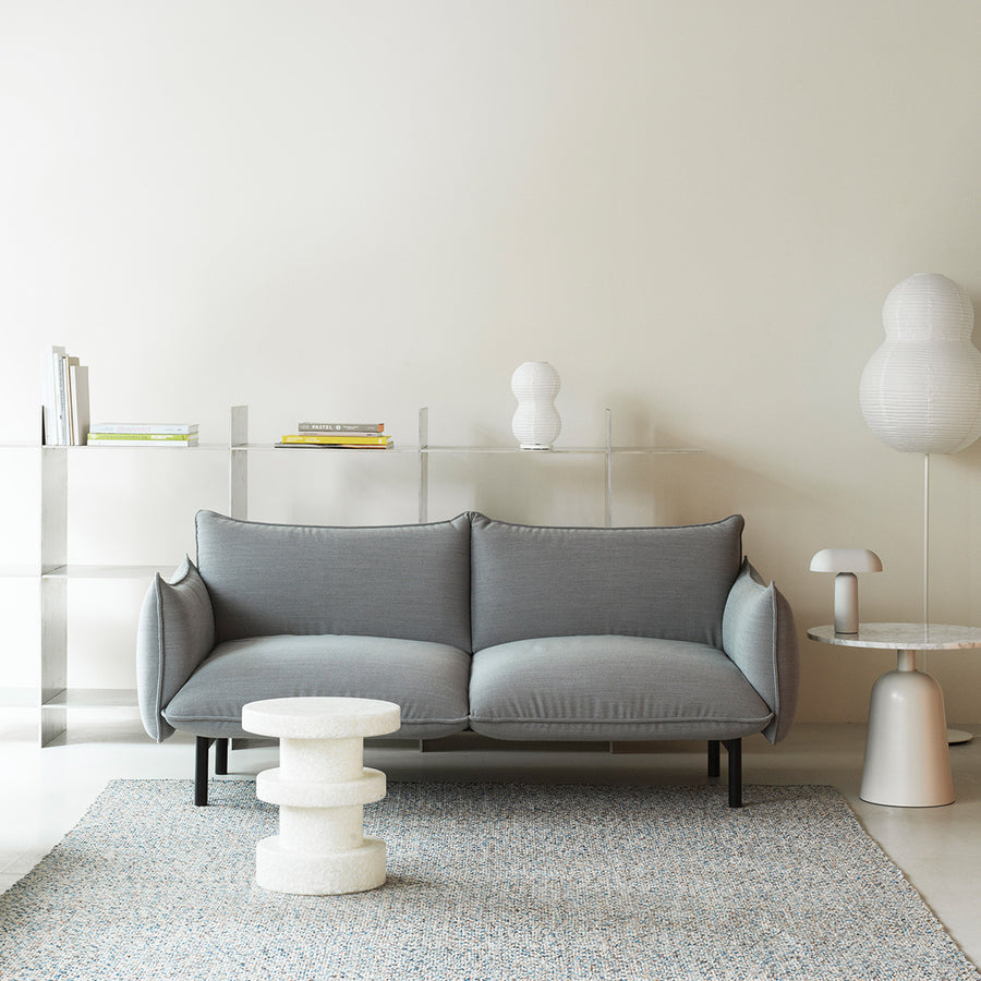 Bit Stool, Stack, White by Normann Copenhagen, in a living room