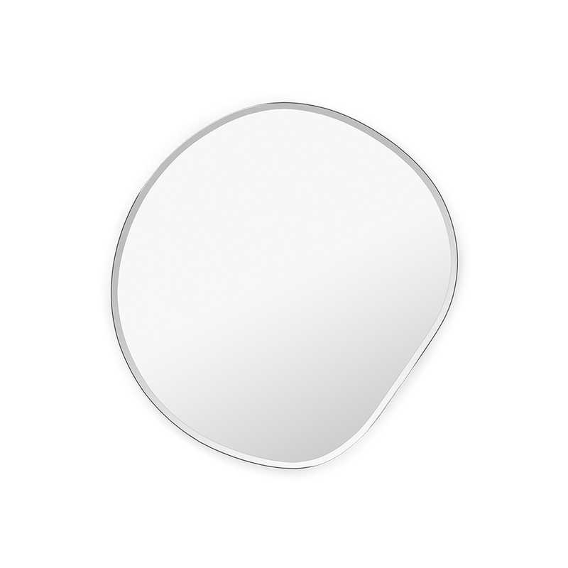  Pond Mirror, Small, Dark Chrome by ferm LIVING 