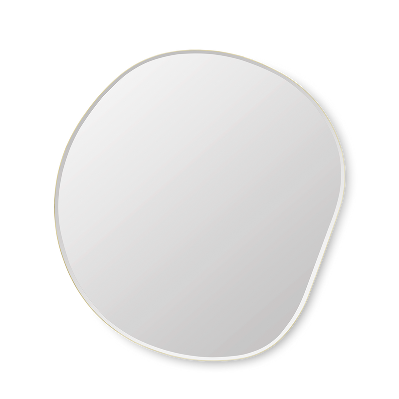  Pond Mirror, Extra Large, Brass by ferm LIVING 
