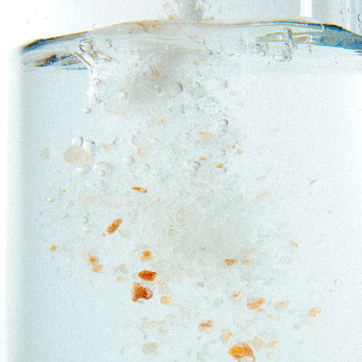 Onsen Bath Salts, 500g by Earl of East, dissolving in bath water