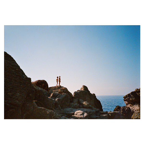 'Young Rockers' On Film, Framed Print by The Happiness Collective